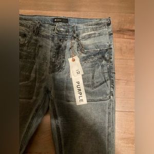 Size 32 men purple jeans